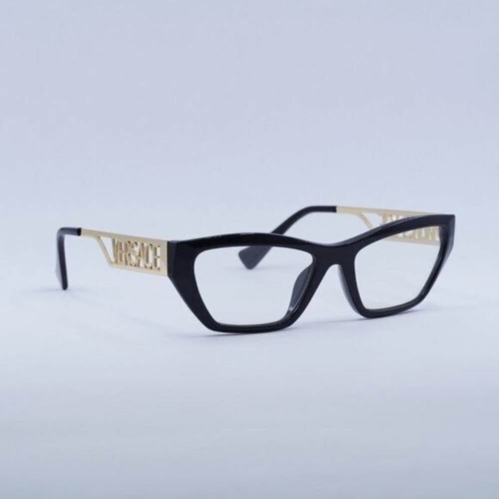 🕶️ New Versace VE3327U GB1 Eyeglasses - Black Frame - Picture 6 of 12